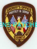 MISSISSIPPI,A,LEAKE COUNTY SHERIFF HAT PATCH 1 GOT IN PERSON